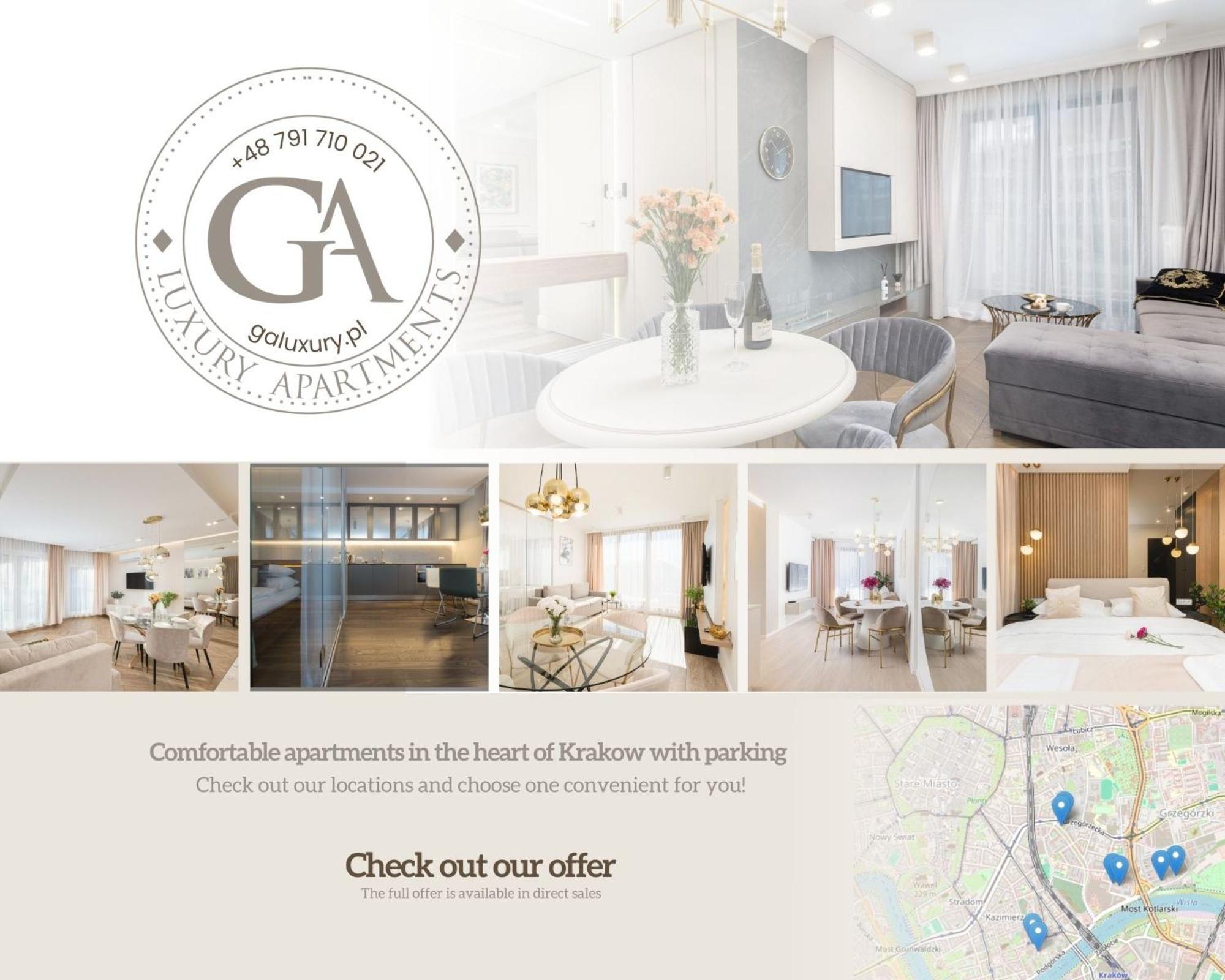 Ga Luxury Apartments W21 Krakow Ngoại thất bức ảnh