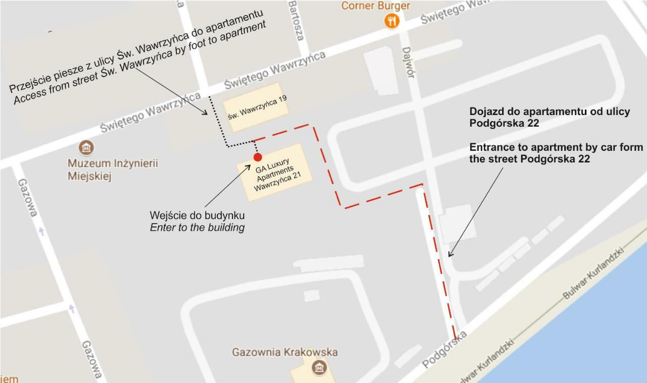 Ga Luxury Apartments W21 Krakow Ngoại thất bức ảnh